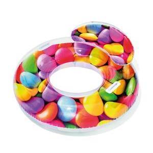 Bouée siège bonbon adulte - ø 118 x H 45 cm - Multicolore