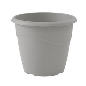 Pot Marina rond - ø 20 x H 17 cm - Différents modèles - Gris