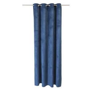 Rideau en velours - 140 x 240 cm - Bleu