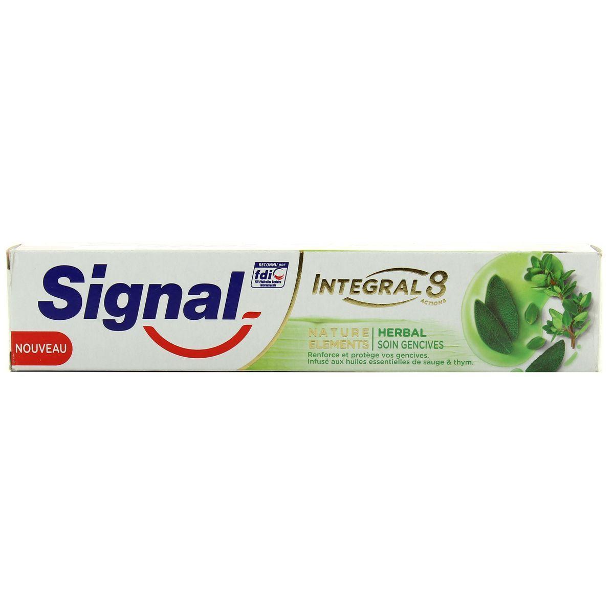 Dentifrice Integral 8 spécial gencives - 75 ml - SIGNAL