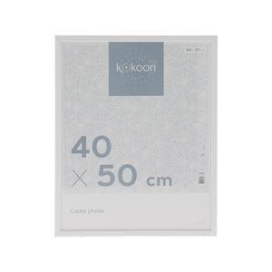 Cadre photo Zeyna - L 50 x l 40 cm - Différents modèles - Blanc - K.KOON