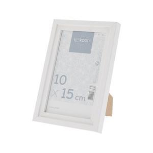 Cadre photo Léa - L 15 x l 10 cm - Différents modèles - Blanc - K.KOON