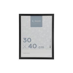 Cadre photo Léa - L 40 x l 30 cm - Différents modèles - Noir - K.KOON