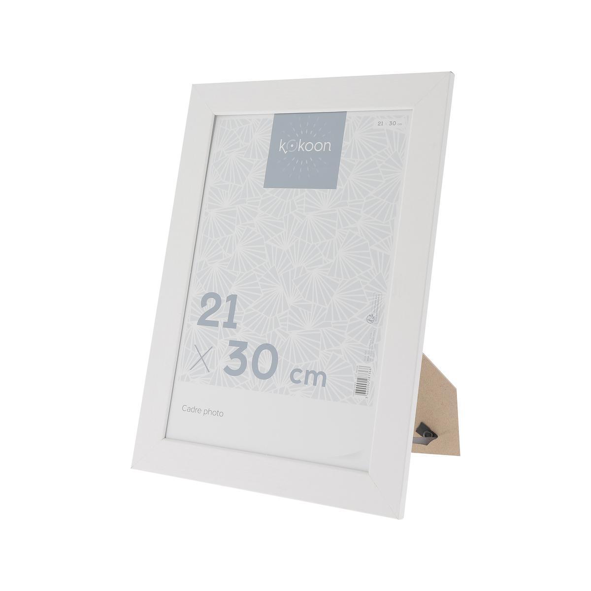 Cadre photo Guilia - L 30 x l 21 cm - Différents modèles - Blanc - K.KOON