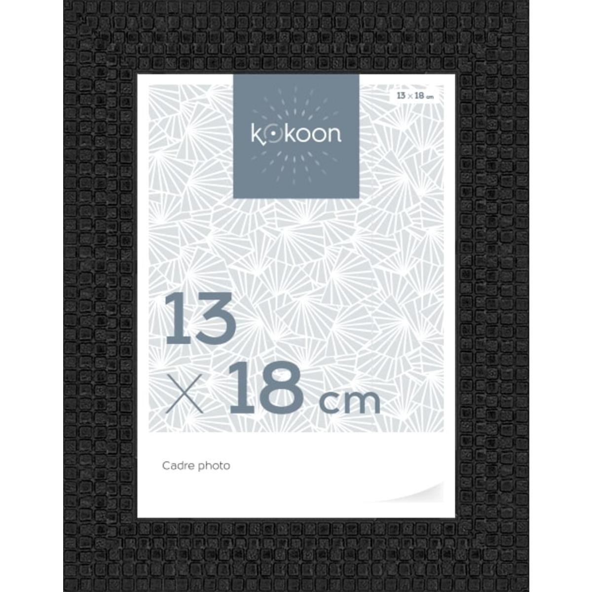 Cadre photo Prestige - L 18 x l 13 cm - Différents modèles - Noir - K.KOON