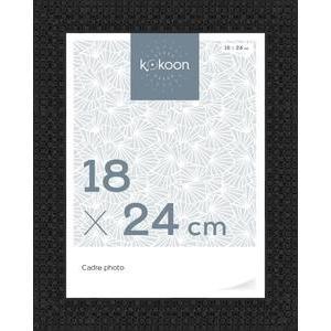 Cadre photo Prestige - L 24 x l 18 cm - Différents modèles - Noir - K.KOON