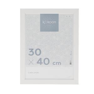 Cadre photo Guilia - L 40 x l 30 cm - Différents modèles - Blanc - K.KOON