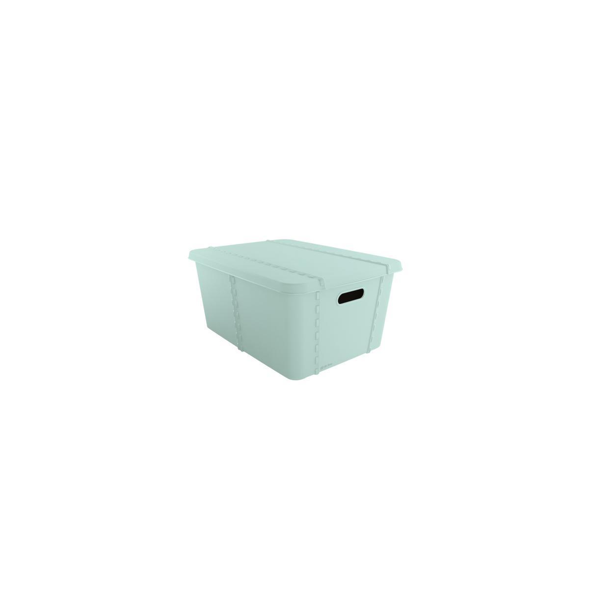 Boîte kraft 15 L - Vert d'eau