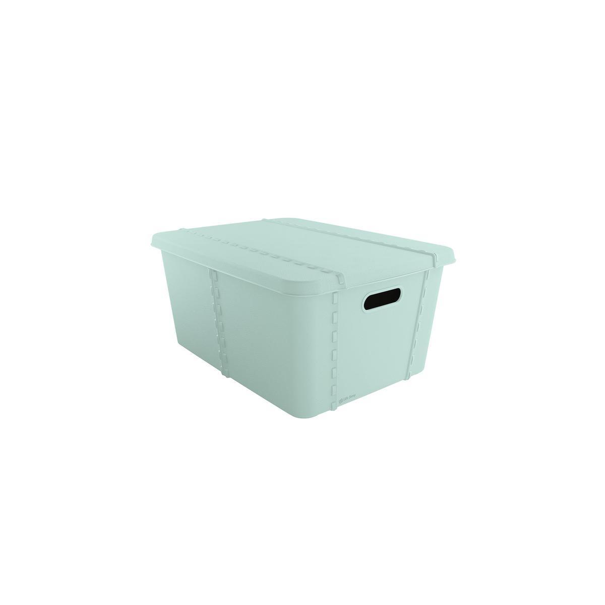 Boîte kraft 25 L - Vert d'eau