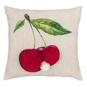 Housse de coussin cerise - 40 x 40 cm