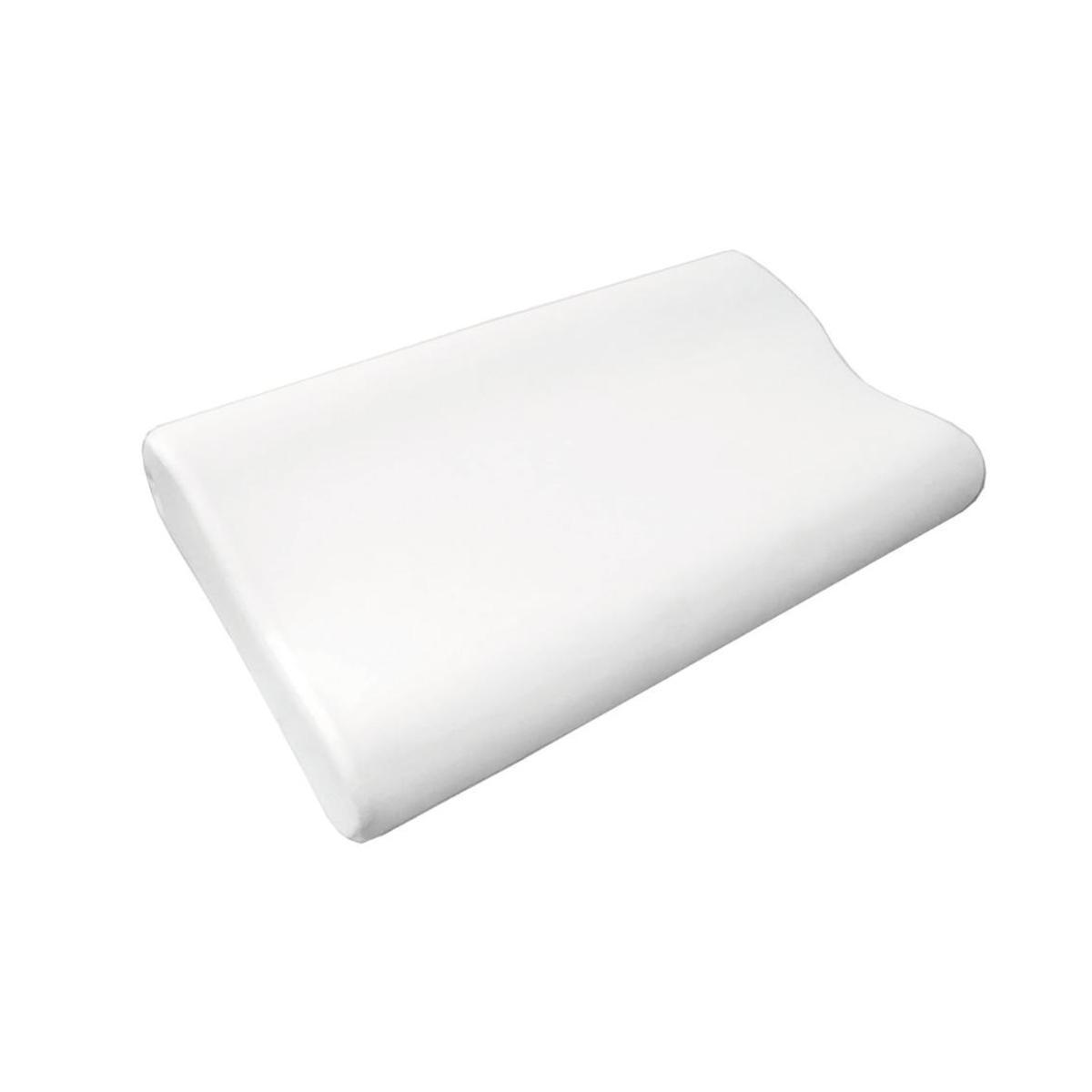 Oreiller ergonomique - 33 x 50 cm - Blanc