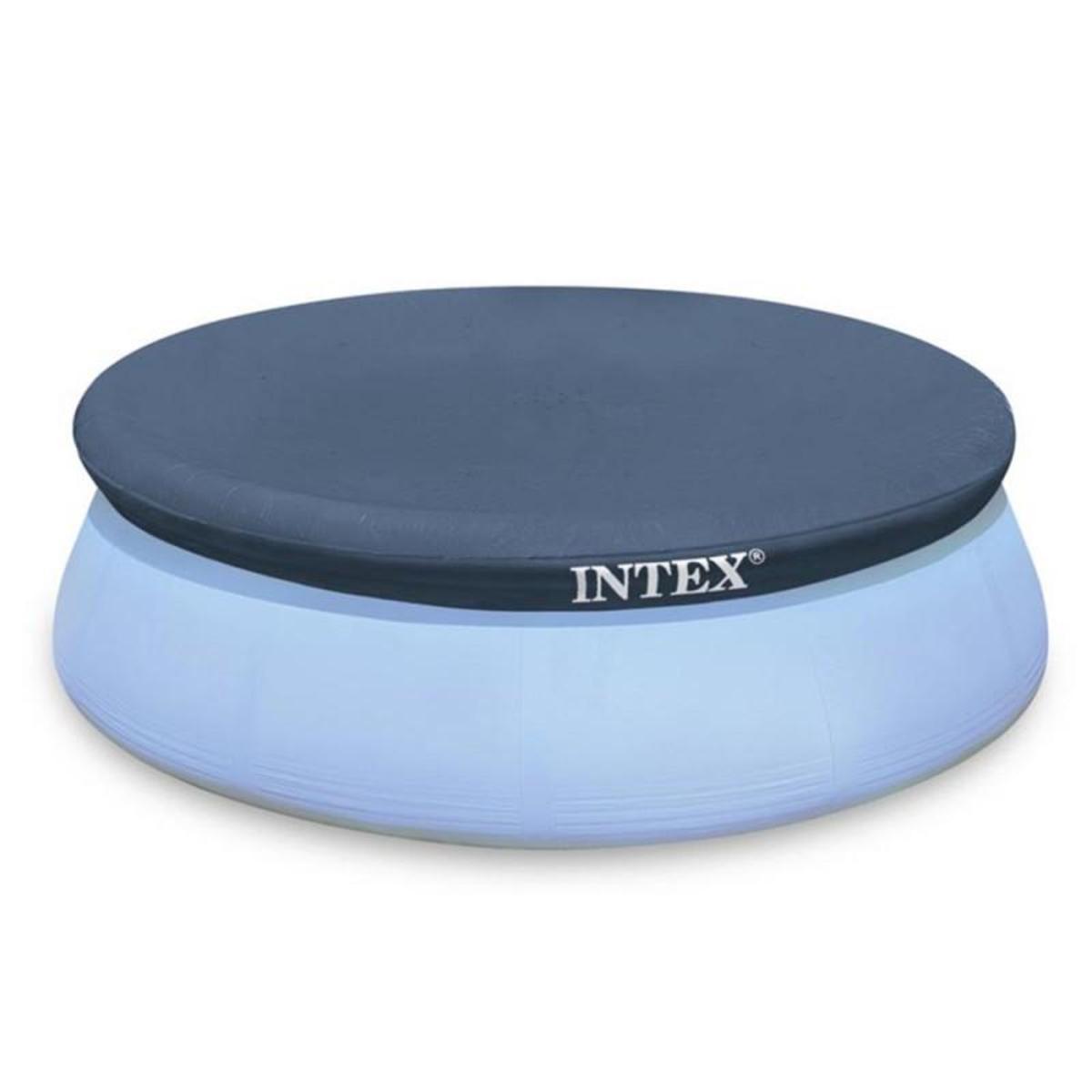 Bâche pour piscine autoportante - ø 457 cm - Bleu - INTEX