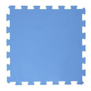 Tapis de sol modulable - 8 dalles de 50 x 50 cm - Bleu - INTEX