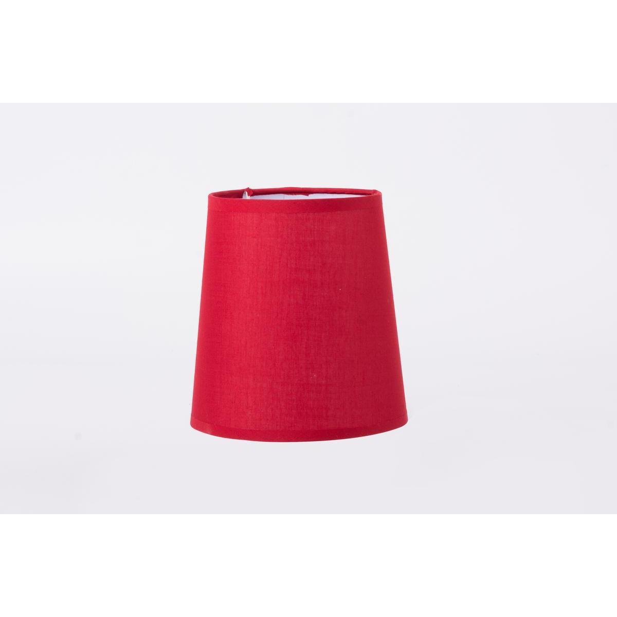Abat-jour cône - ø 15.5 x H 15 cm - Différents modèles - Rouge