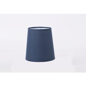 Abat-jour cône - ø 15.5 x H 15 cm - Différents modèles - Bleu