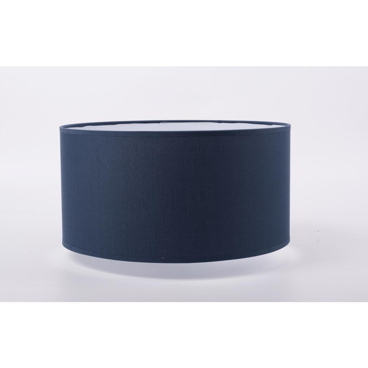 Abat-jour ovale - ø 40 x H 20 cm - Bleu