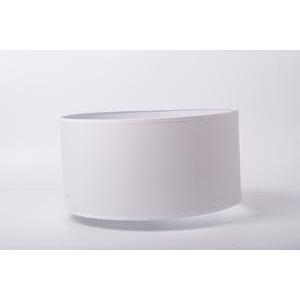 Abat-jour ovale - ø 40 x H 20 cm - Blanc