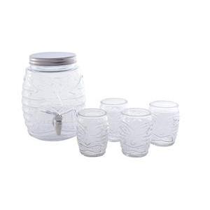 Distributeur de boissons + 4 verres