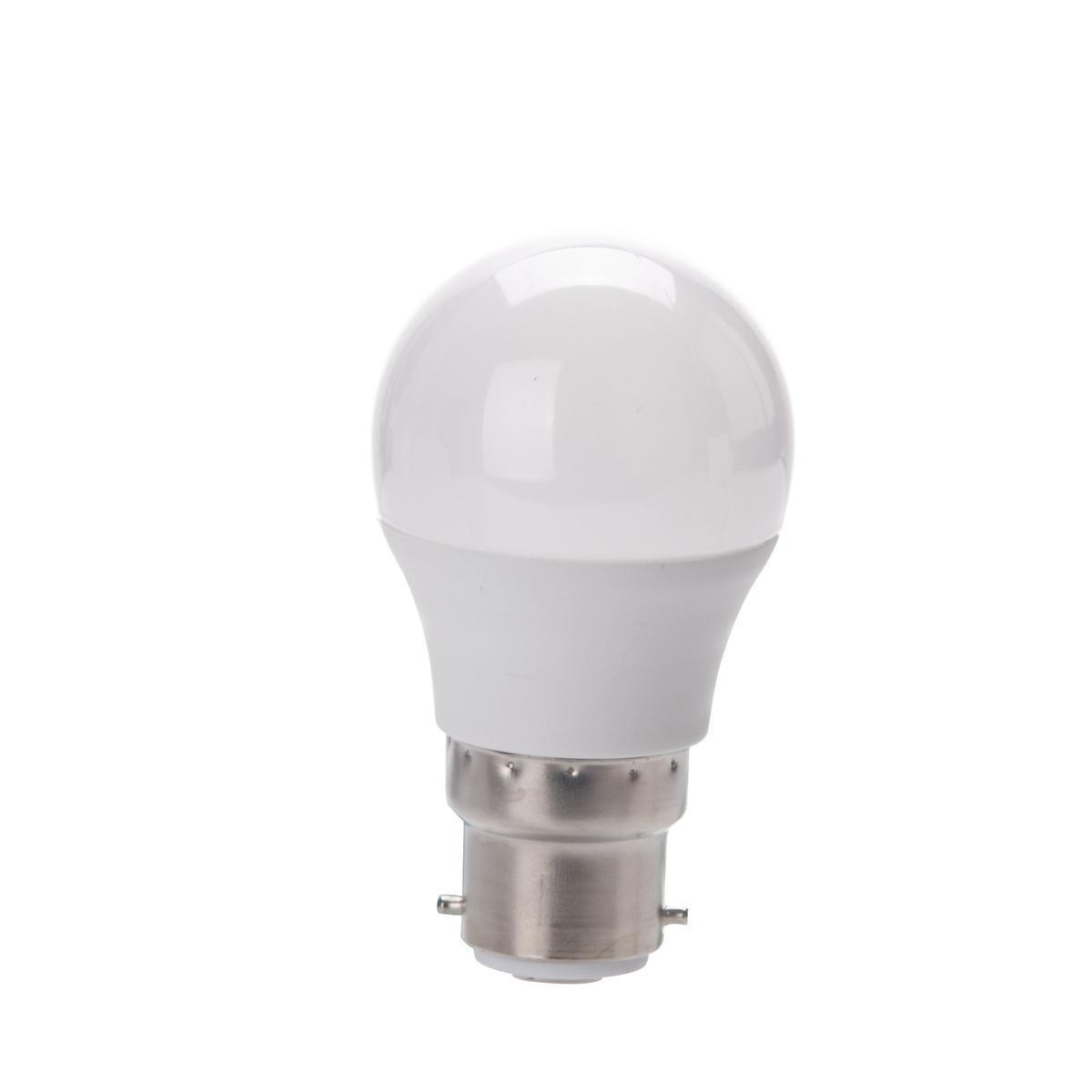 Ampoule LED à économie d'énergie G45 B22 - 400 LM - Blanc chaud