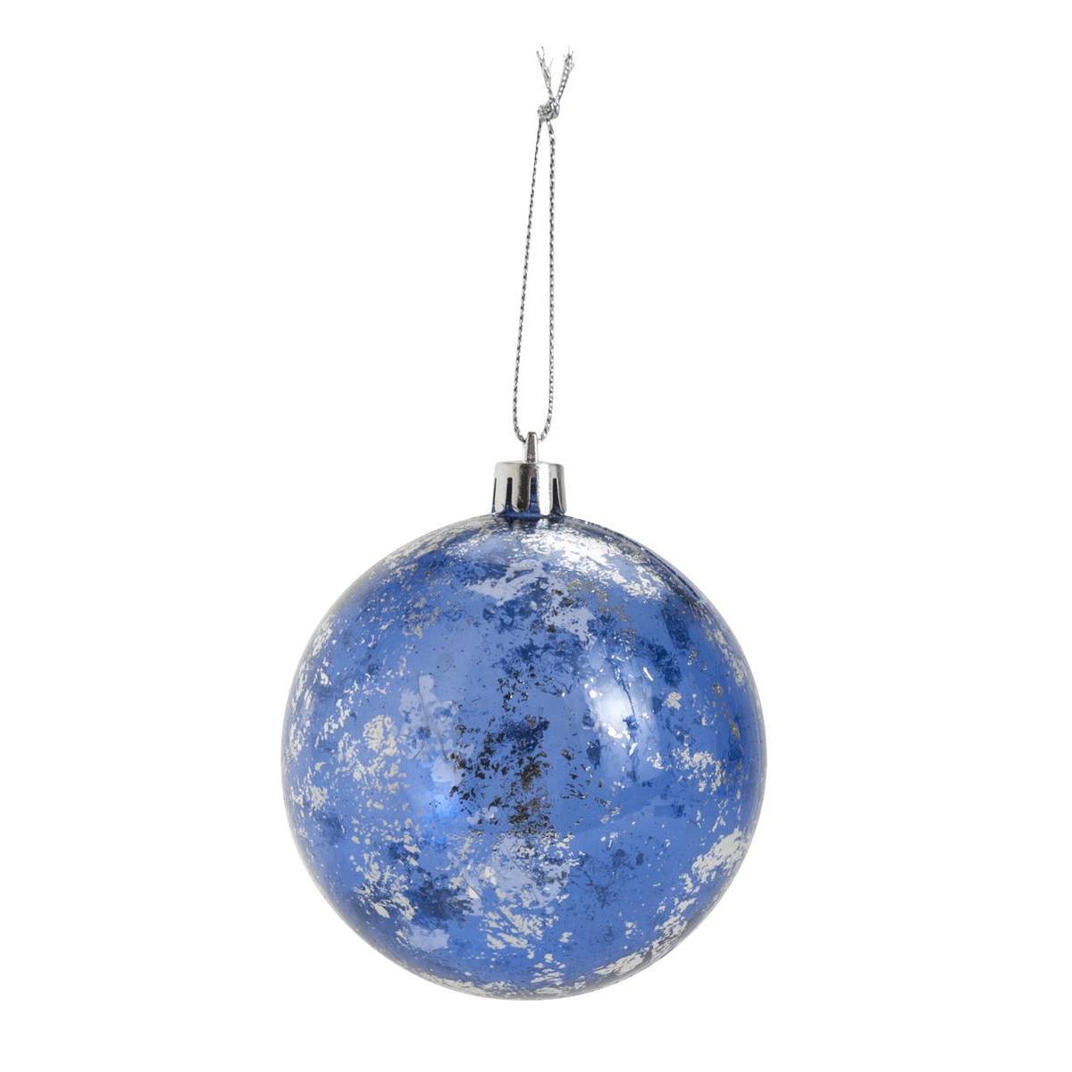 Boule de Noël - ø 8 cm - Bleu