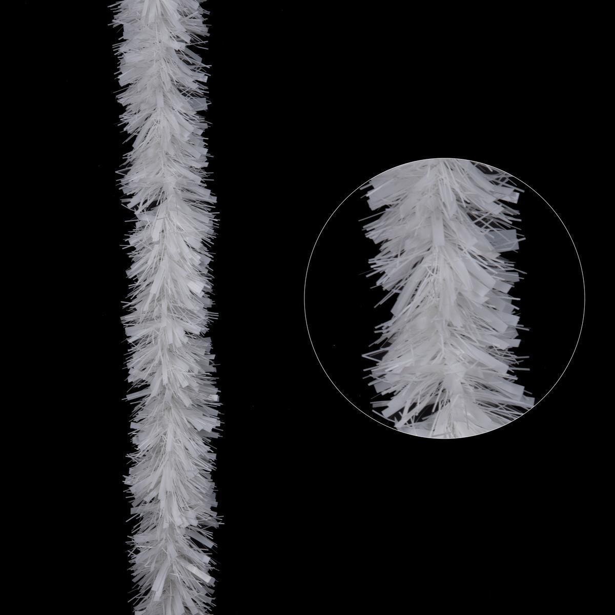 Guirlande scintillante à lamelle - 10 cm x 2 m - Blanc