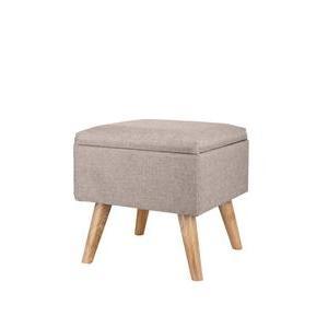 Tabouret coffre - Gris