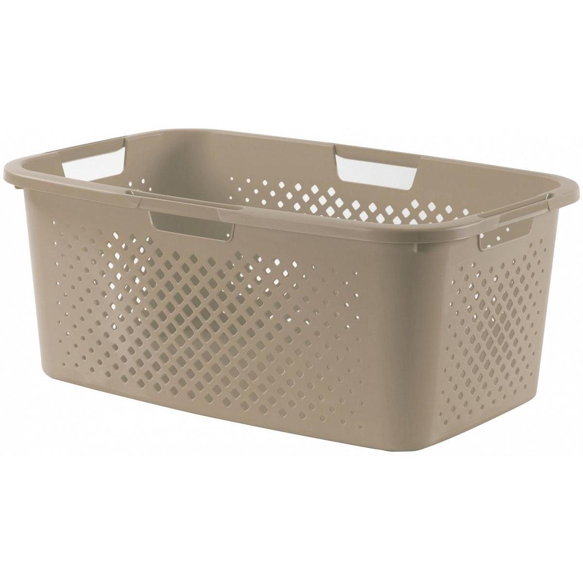 Panier à linge Pixel - 40 L - Gris