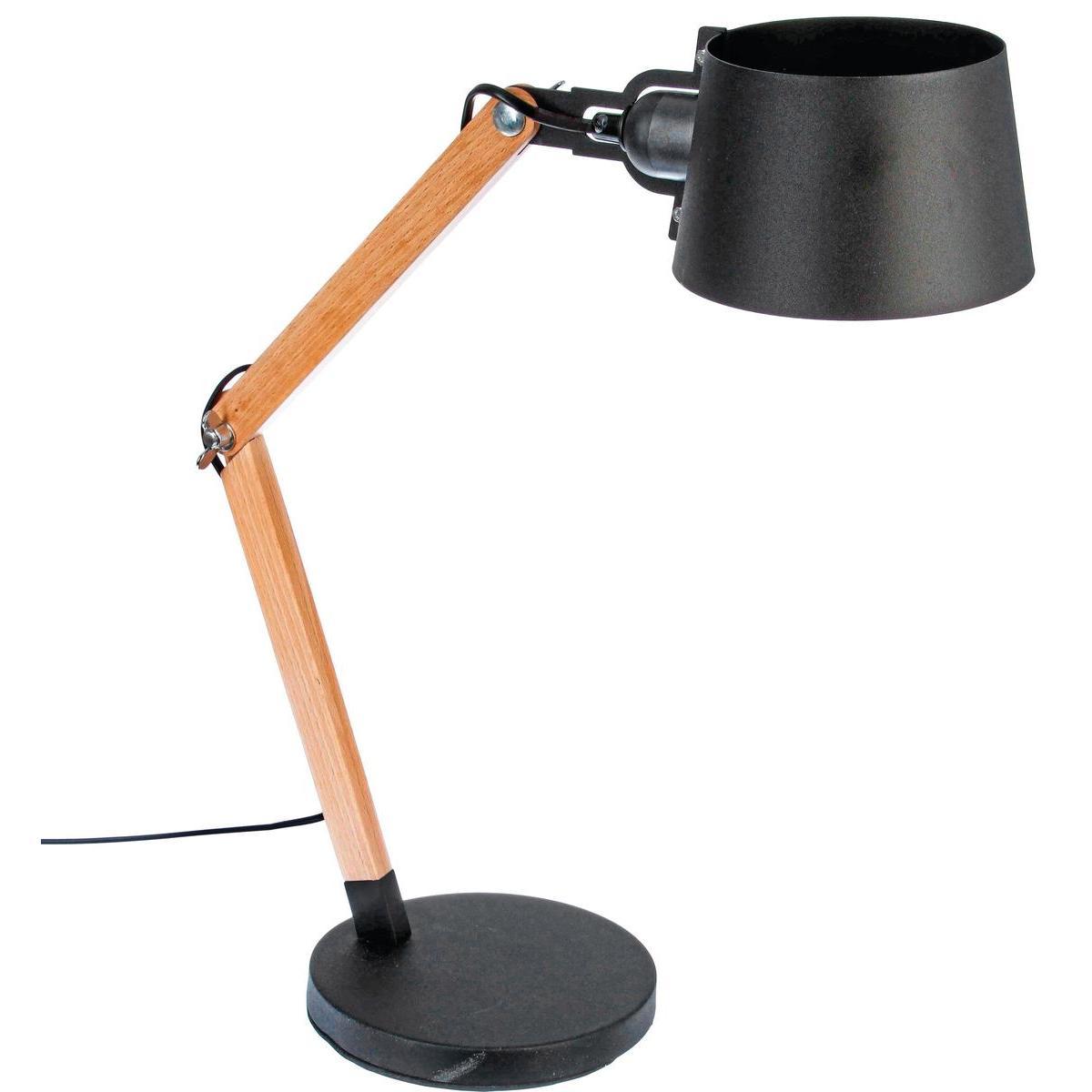 Lampe - 40 x 15 x H 60 cm - Noir