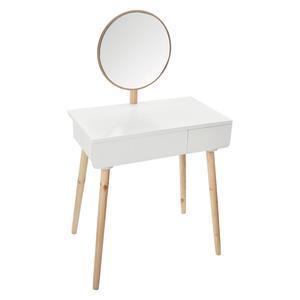 Coiffeuse miroir pure - 70 x 40 x H 70 cm