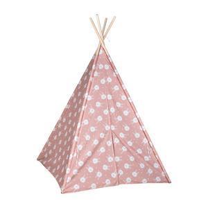 Tipi déco lapin - Rose