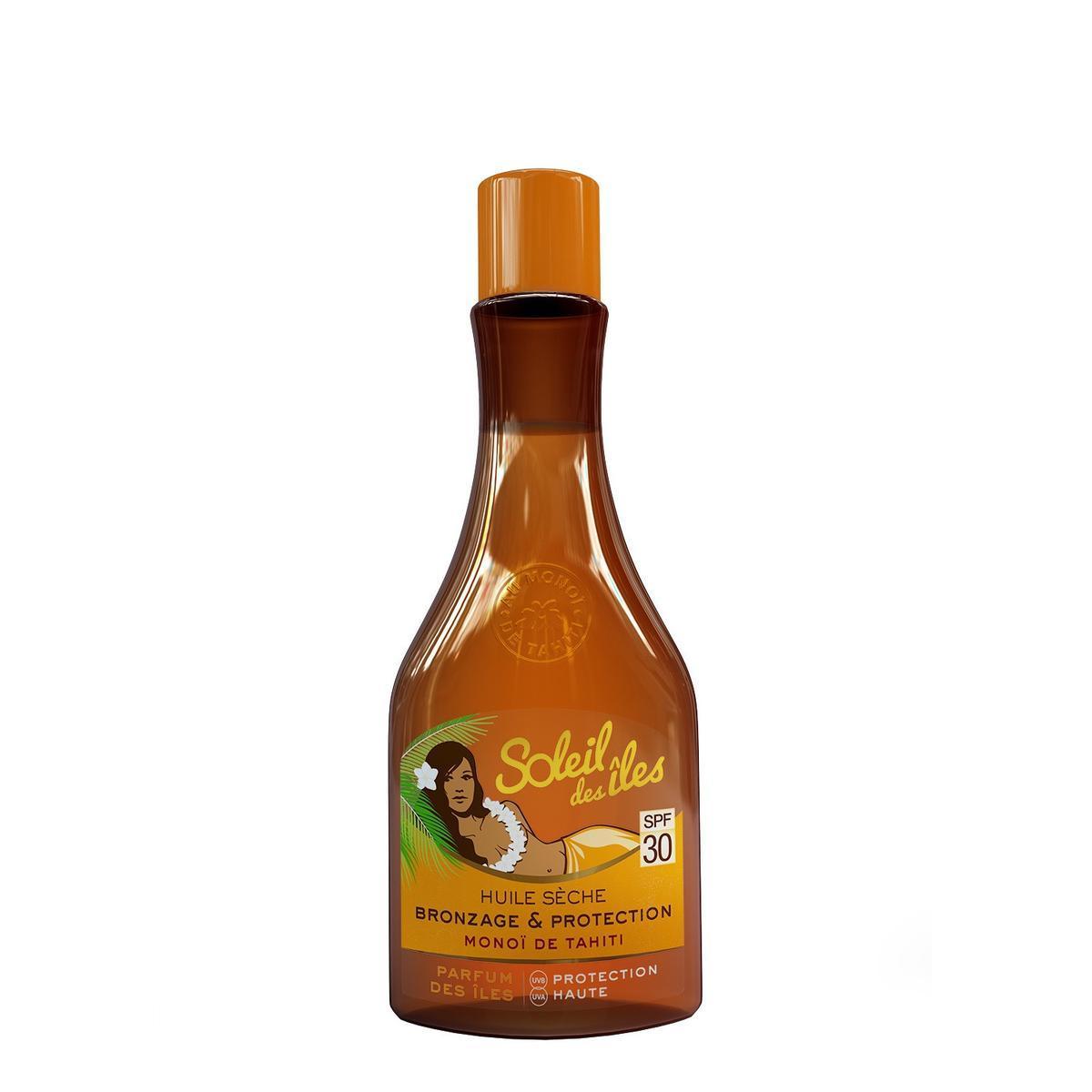 Huile sèche parfumée Soleil des Iles - 150 ml - Marron