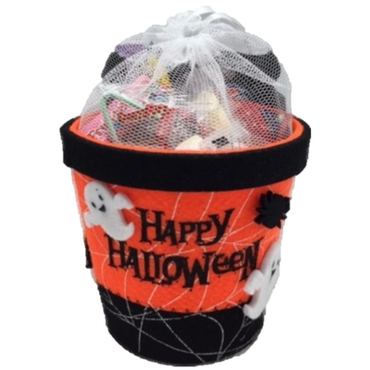 Seau feutres mixe d'Halloween - Différents accessoires - Multicolore