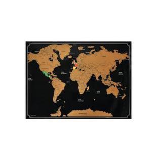 Carte du monde à gratter - 82 x 59 cm