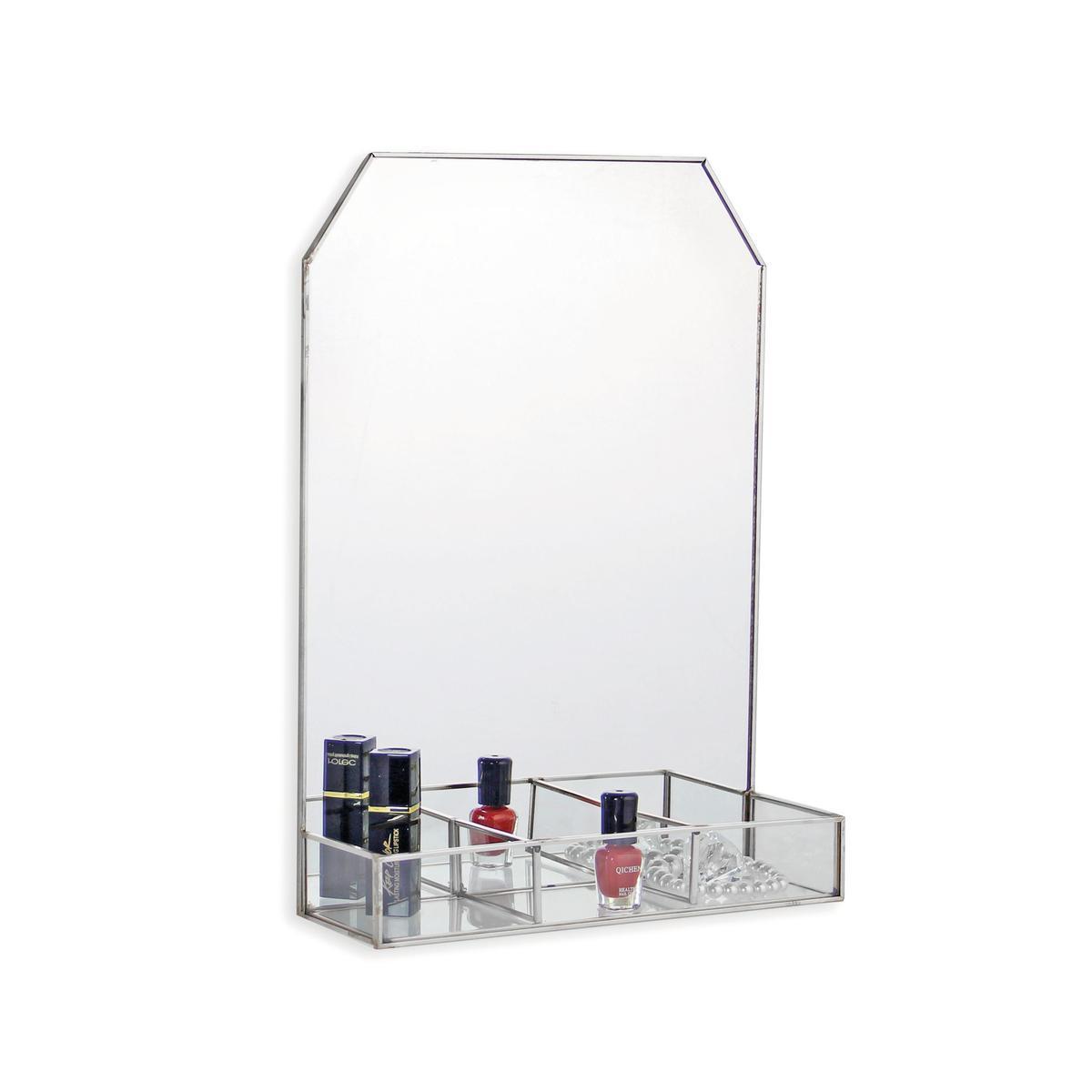 Miroir étagère - 25 x 8 x H 36 cm