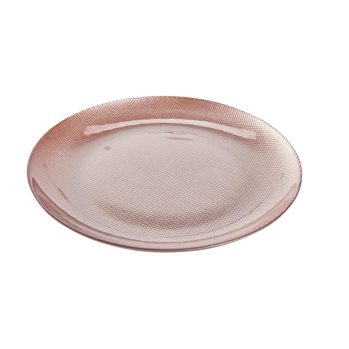 Assiette plate Hibba - ø 25.5 cm - Rose