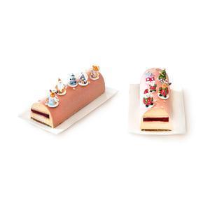 5 piques décoratives pour gâteaux - 6 cm - Différents modèles - Multicolore