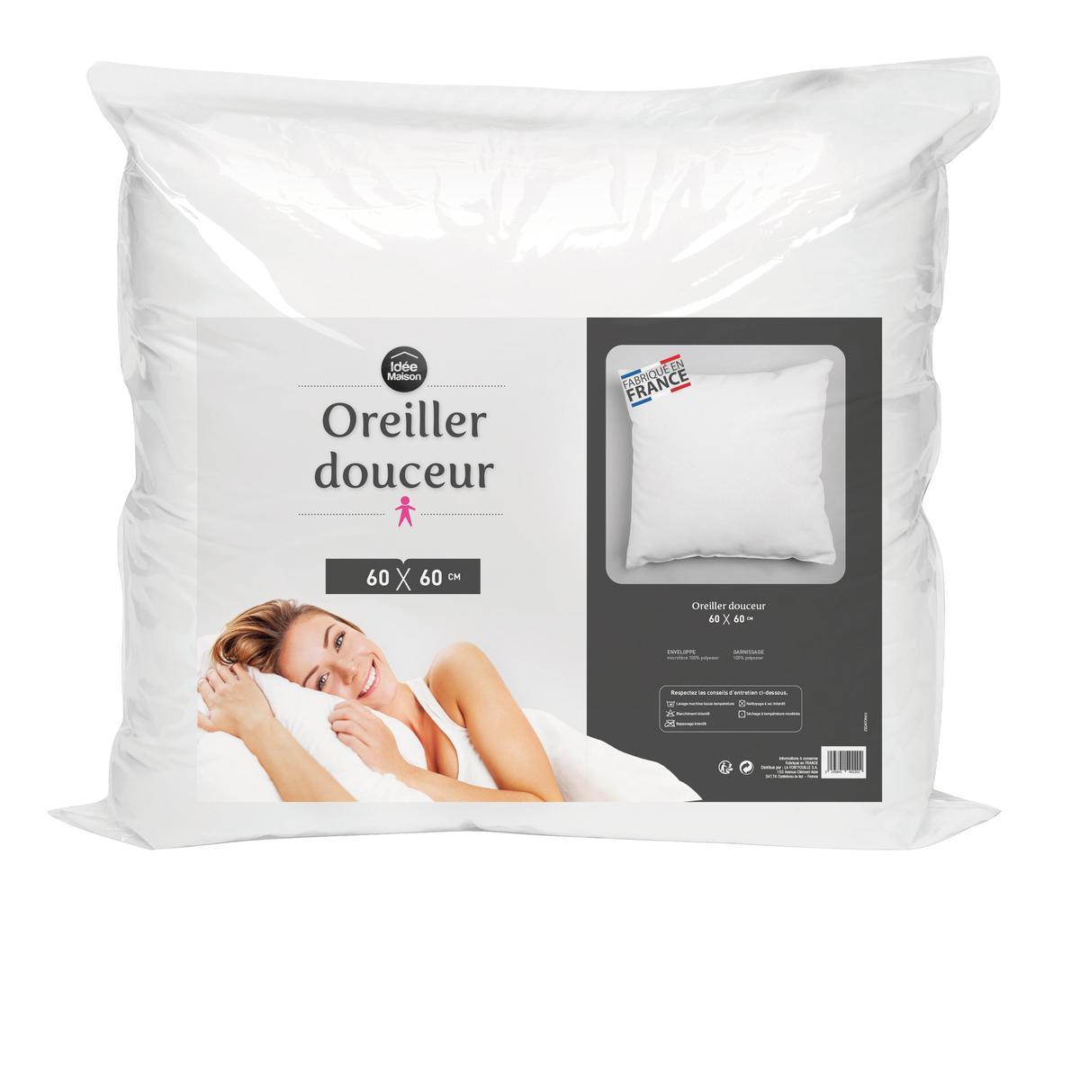 Oreiller - 60 x 60 cm - Blanc