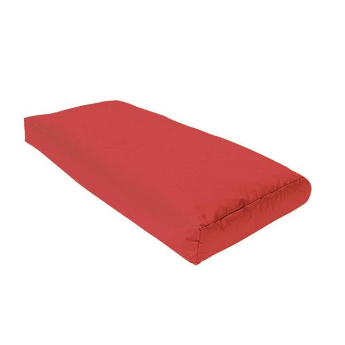 Coussin palette d'assise imperméable - 120 x H 15 x 80 cm - Rose - MOOREA