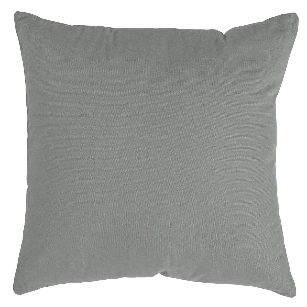 Coussin uni - 60 x 60 cm - Différents modèles - Gris