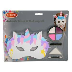 Masque et maquillage de licorne