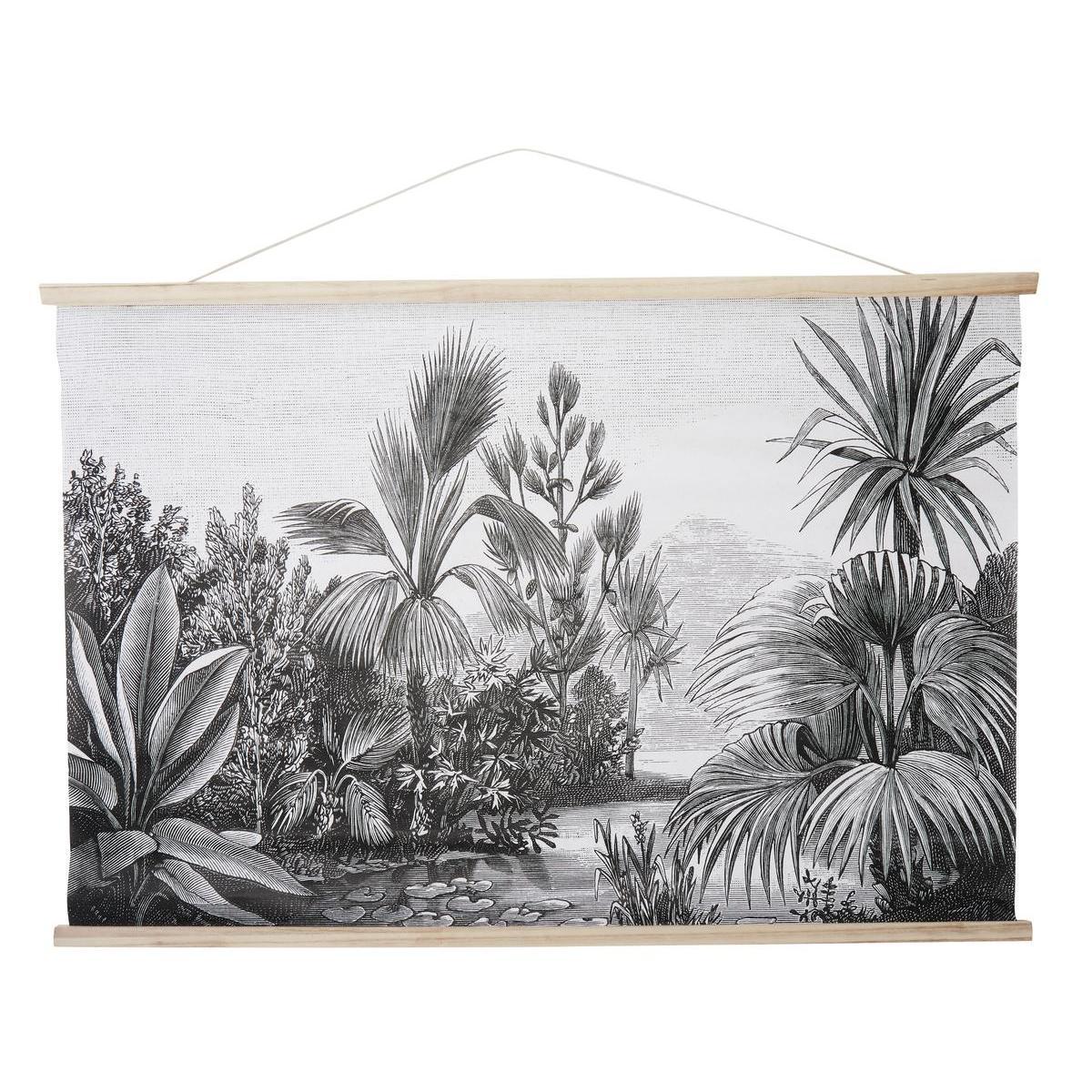 Canevas peint jungle - 107 x 73 cm