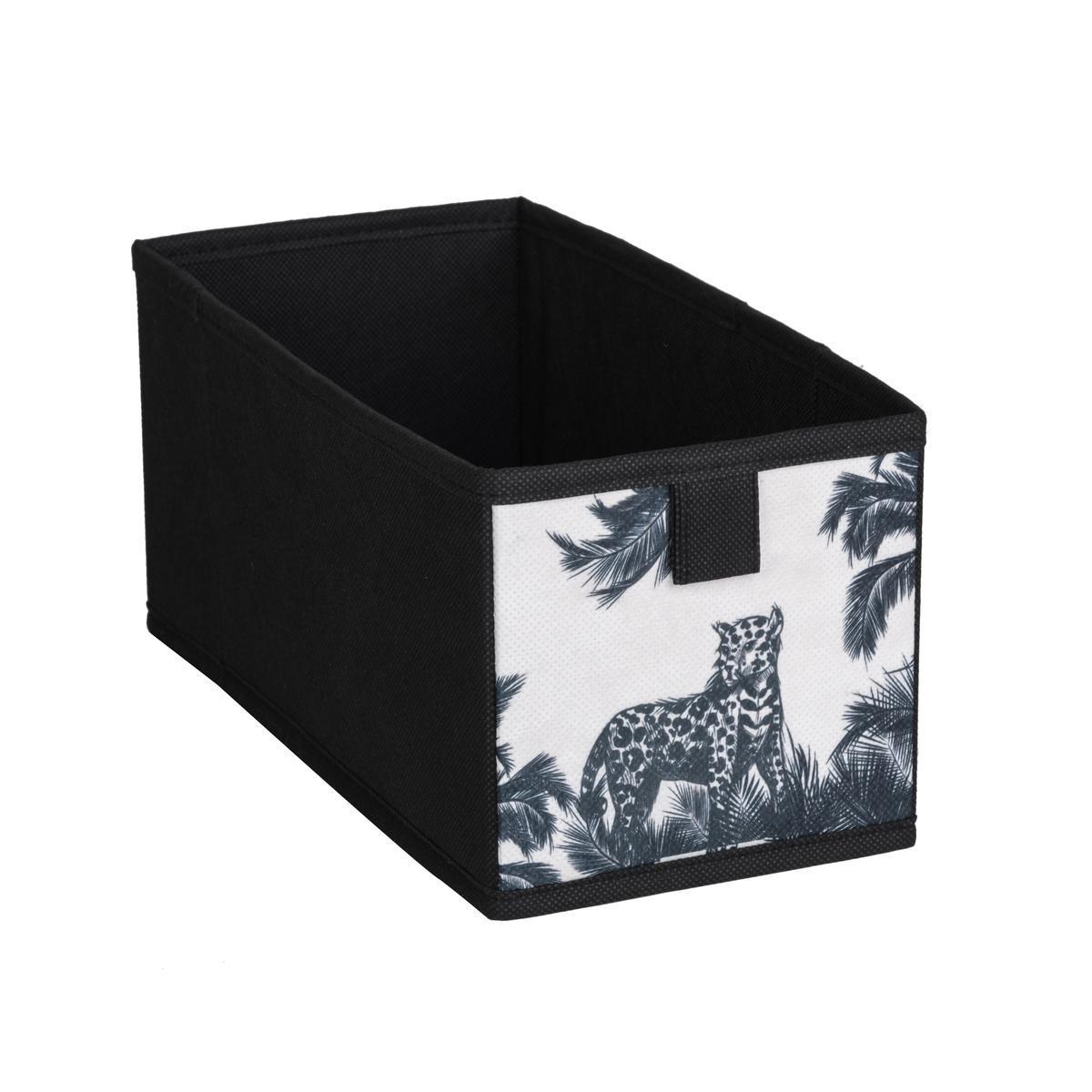 Cube de rangement jungle - 28 x 13 x H 13 cm