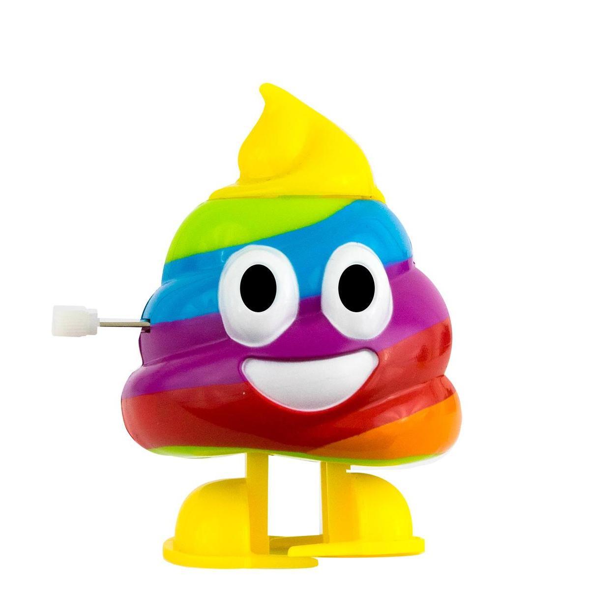 Distributeur de bonbons Oh Poop ! - L 9.8 x H 17.7 x l 6 cm - Multicolore