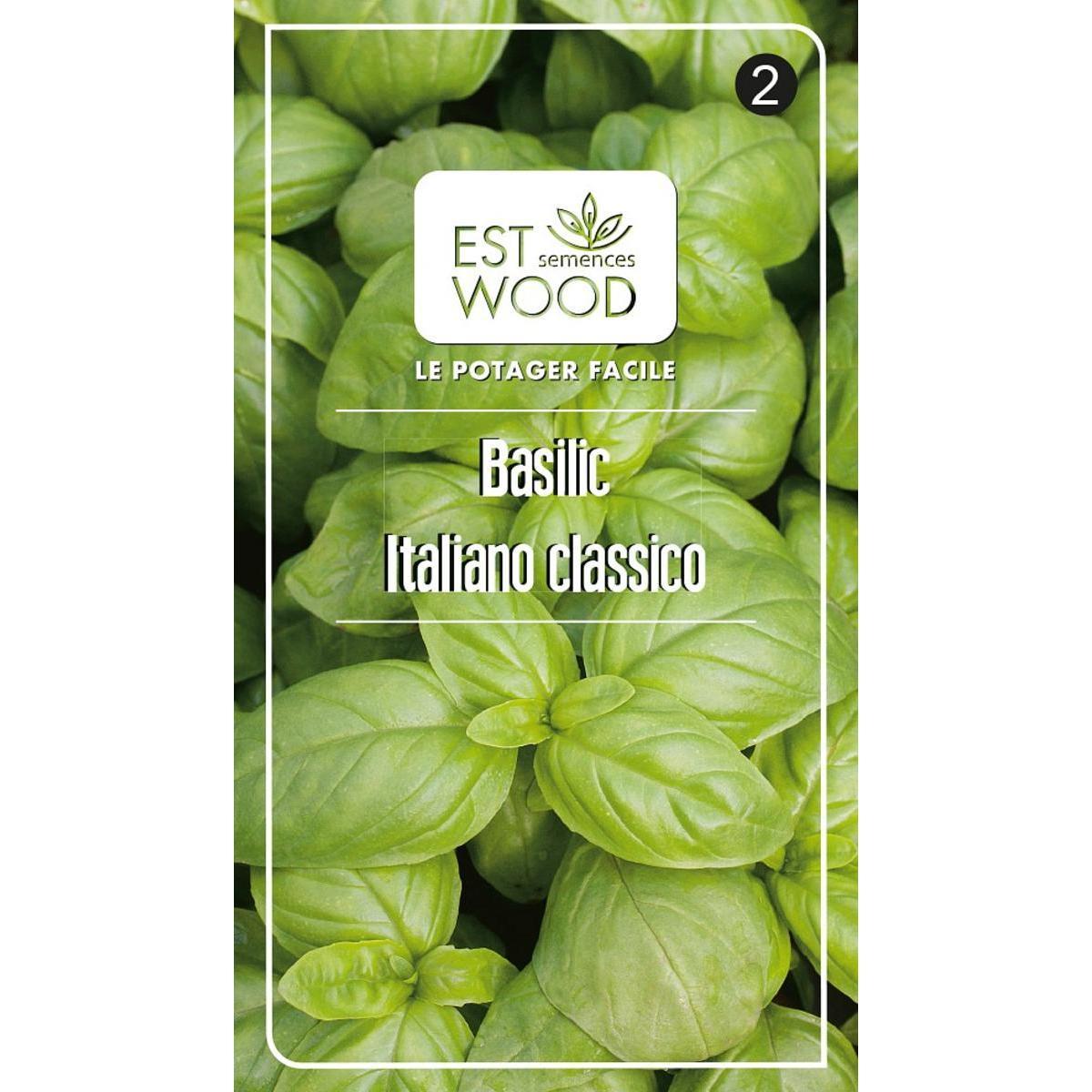 Semence végétale - 1 sachet de 2 g - Basilic doux Italien