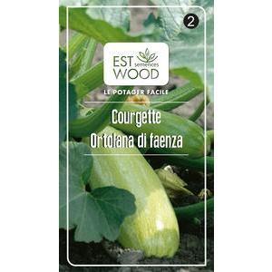 Semence végétale - 1 sachet de 14 x 8 cm - Courgette ortholane de faenza