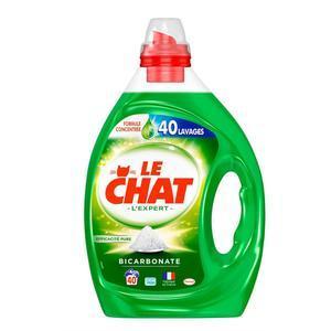 Lessive liquide au bicarbonate - 2 L - LE CHAT