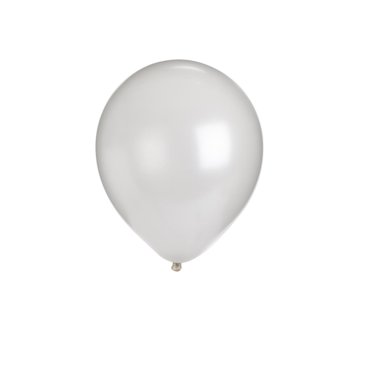 24 ballons nacrés - ø 30 cm - Blanc