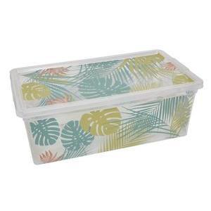 Boîte de rangement plastique Jungle - 6 L - Multicolore