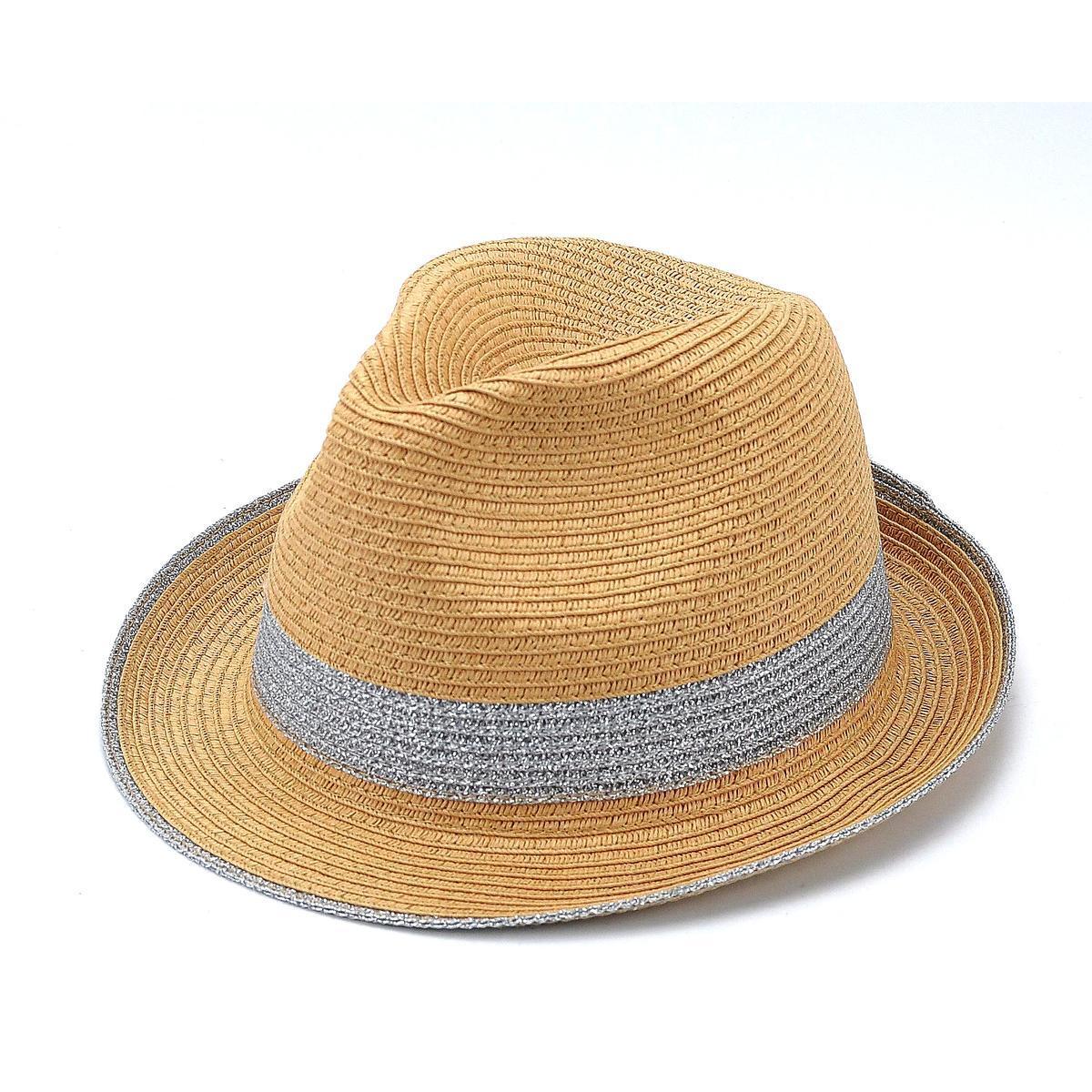 Chapeau Panama bandeau argenté - Taille adulte