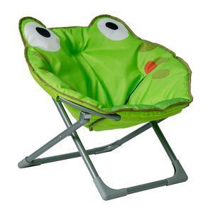 Chaise pliante grenouille - ø 50 x H 48 cm - Vert - MOOREA